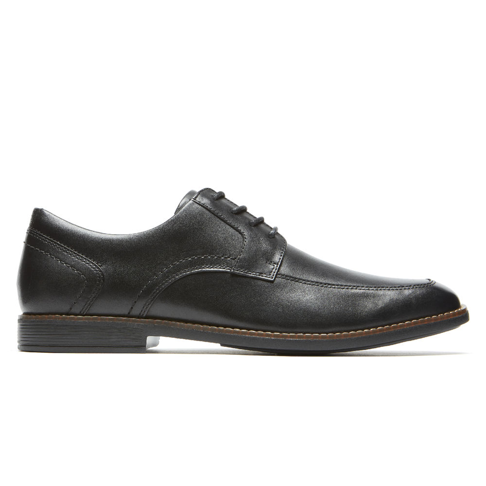 Oxfords Rockport Hombre Mexico - Braylon Apron Toe Negros - ASIQM8356